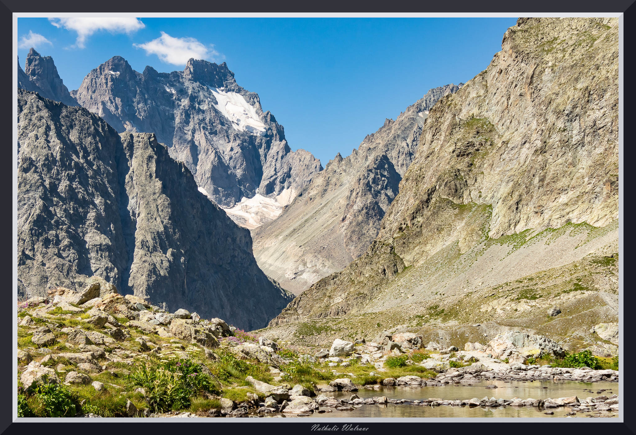 Sur le chemin vers le glacier blanc